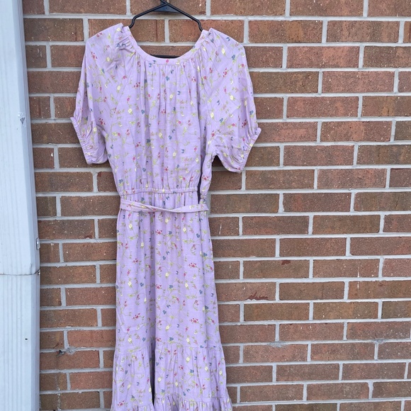 Matilda Jane Enchanted Garden Artist Floral Midi Dress Size Small - Picture 4 of 4